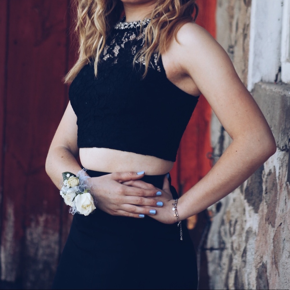 2- Piece Prom Dress